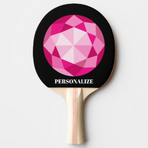 Personalisiertes Pingpongpaddel aus Edelstein Tischtennis Schläger
