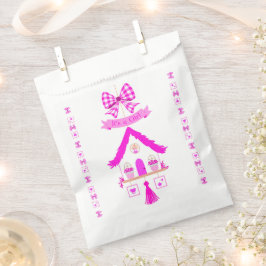 Personalisiertes Pink House Es ist ein Mädchen Geschenktütchen
