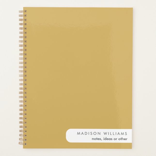 Personalisiertes Pink Spiral Notebook - "custome"  Planer (Vorderseite)