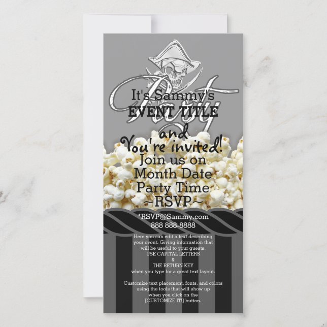 Personalisiertes Pirate-Party (Vorderseite)