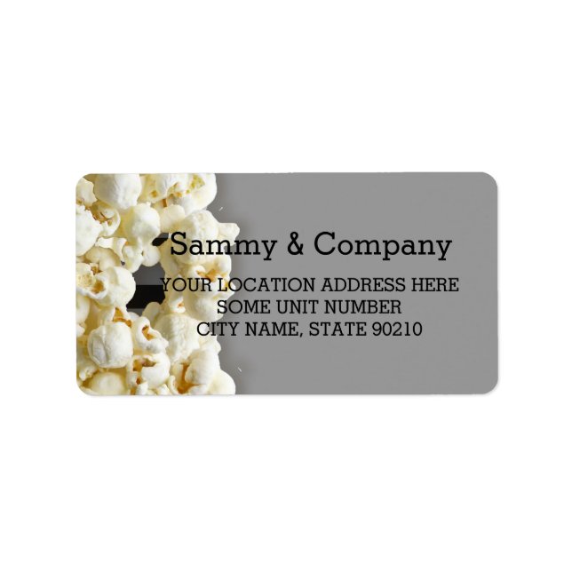 Personalisiertes Pirate-Party Adressaufkleber (Vorne)