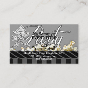 Personalisiertes Pirate-Party Begleitkarte