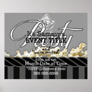 Personalisiertes Pirate-Party Poster