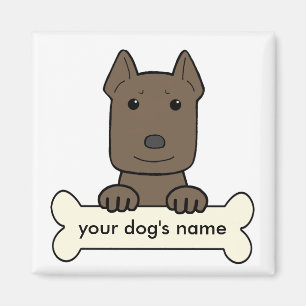 Personalisiertes Pitbull Magnet