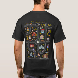 Personalisiertes "Play Cars on Vaters Back"-Shirt T-Shirt