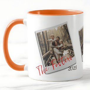 Personalisiertes Polaroid-Familienfoto - modernes  Tasse