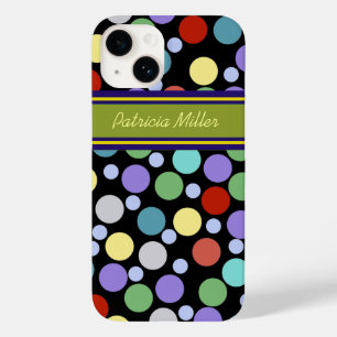 personalisiertes Polka-Punktmuster Case-Mate iPhone Hülle