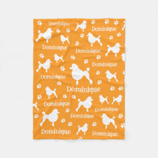 Personalisiertes Poodle Blanket Custom Dog Lover G Fleecedecke