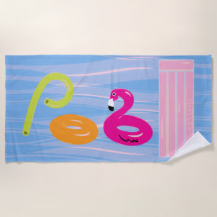 Personalisiertes Poolhandtuch Pool Floats Strand Strandtuch