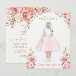 Personalisiertes Portrait Girl del Malcantone Einladung