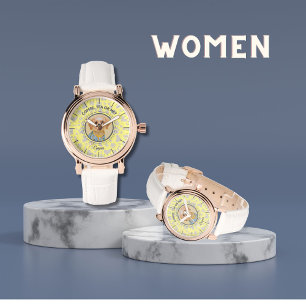 Personalisiertes Portrait - Zeit für Erwachsene un Armbanduhr
