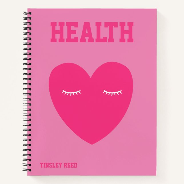 Personalisiertes Preppy-Notebook Notizbuch (Vorderseite)