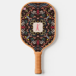 Personalisiertes Preppy Retro Pickleball Paddel Pickleball Schläger