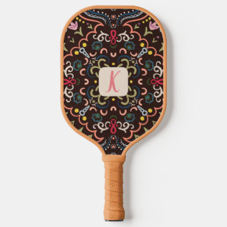 Personalisiertes Preppy Retro Pickleball Paddel Pickleball Schläger