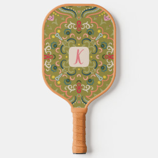 Personalisiertes Preppy Retro Pickleball Paddel Pickleball Schläger
