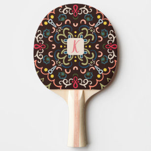 Personalisiertes Preppy Retro Ping Pong Paddel Tischtennis Schläger
