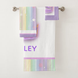 Personalisiertes Princess Hübsches Handtuch Set