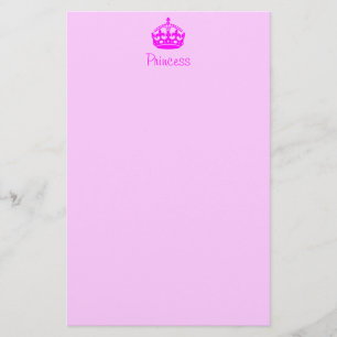 Personalisiertes Prinzessinnen-Schreibwarenset Briefpapier