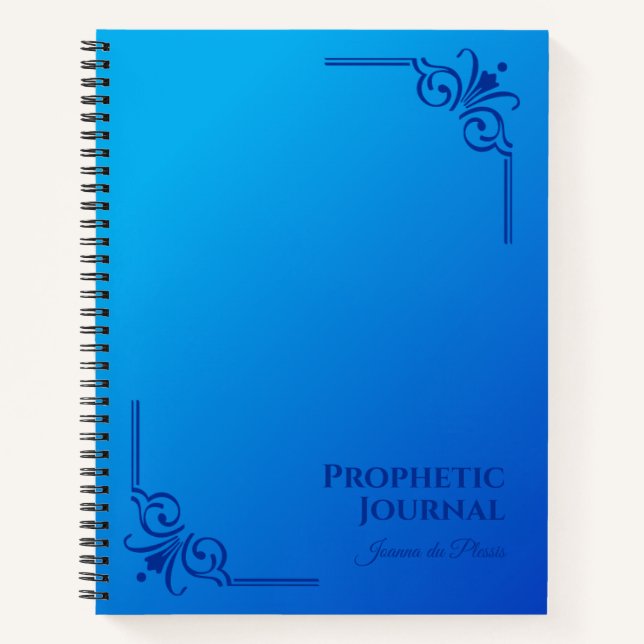 Personalisiertes Prophetic Journal SpiralNotebook Notizbuch (Vorderseite)