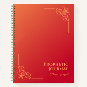 Personalisiertes Prophetic Journal SpiralNotebook Notizbuch