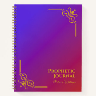 Personalisiertes Prophetic Journal SpiralNotebook Notizbuch