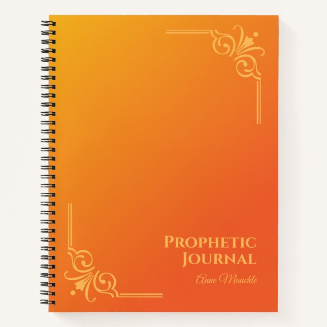 Personalisiertes Prophetic Journal SpiralNotebook Notizbuch (Vorderseite)