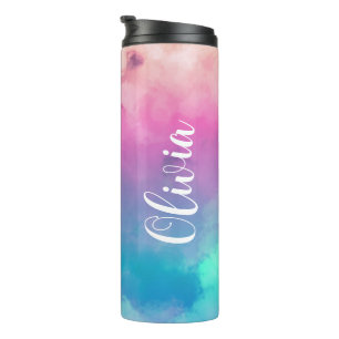 Personalisiertes Protein-Shaker-Flaschengeschenk m Thermosbecher