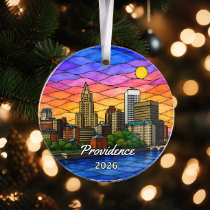 Personalisiertes Providence-Acrylabzeichen, Benutz Ornament