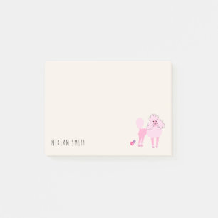 Personalisiertes Pudel-Liebhaber-Hundefreundinnen- Post-it Klebezettel