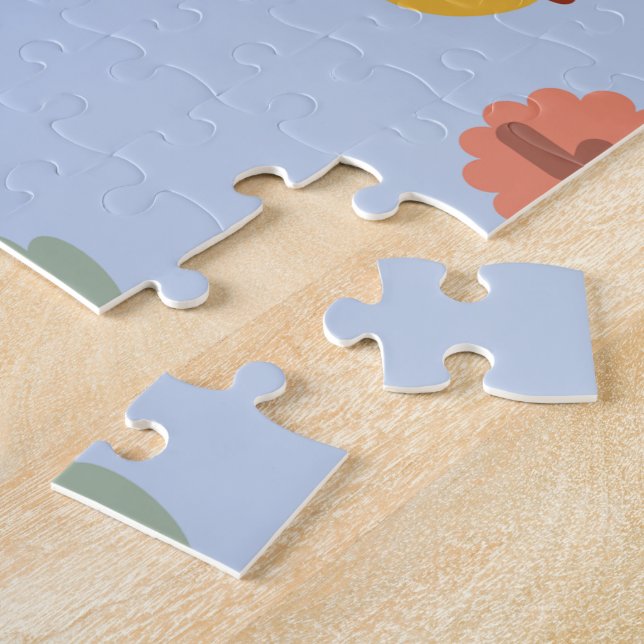 Personalisiertes Puzzle im Herbst (Seite)
