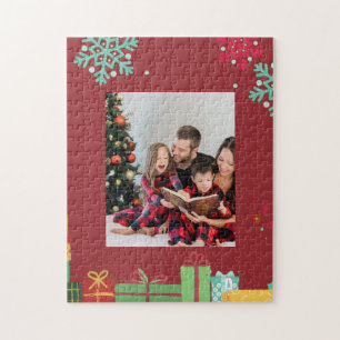 Personalisiertes Puzzle – Weihnachtsfoto