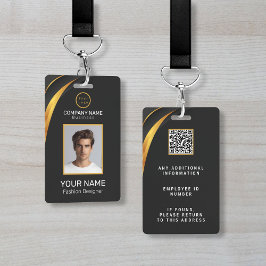 Personalisiertes QR-Code-Business-Logo Beruflich Ausweis