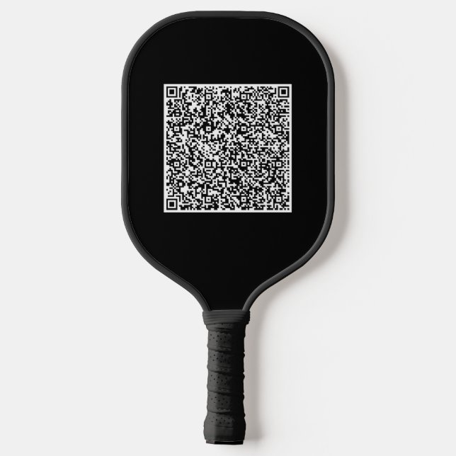 Personalisiertes QR-Code-Pickleball-Paddel Pickleball Schläger (Rückseite)