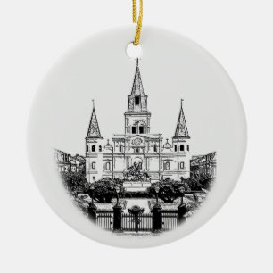 Personalisiertes quadratisches Weihnachten New Keramik Ornament