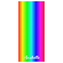 Personalisiertes Rainbow-Lesezeichen mit Name