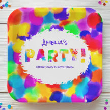 Personalisiertes Rainbow-Party