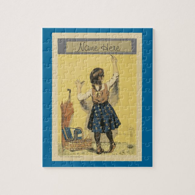 Personalisiertes Rätsel - Mauerschreiben Puzzle (Vertikal)