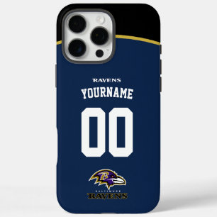 Personalisiertes Ravens-Trikot American Football iPhone 16 Pro Max Hülle