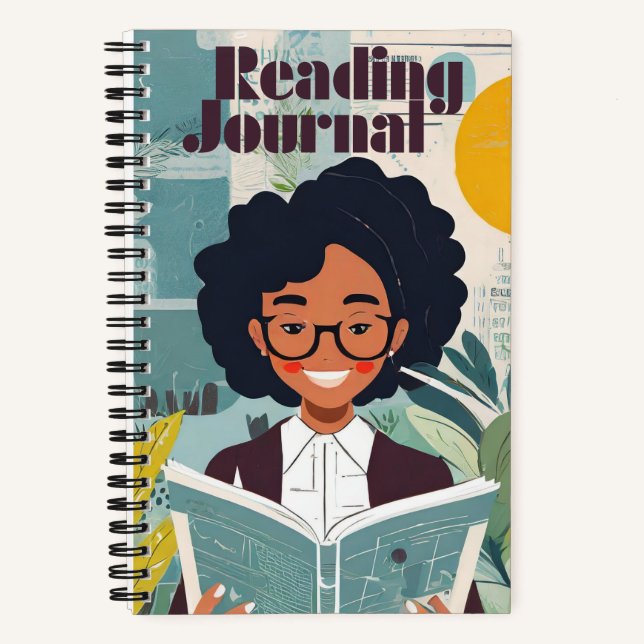 Personalisiertes Reading Journal Notizbuch (Vorderseite)