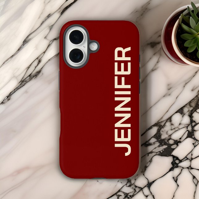 Personalisiertes Red Phone Case, Geschenk für sie  Case-Mate iPhone Hülle (graduation gift phone case, gift for women, birthday present for her, Christmas gift phone case)