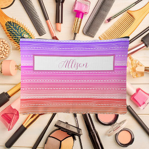 Personalisiertes Regenbogenmuster Zubehörtasche