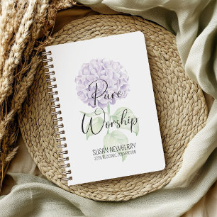Personalisiertes, reines Worship-Notebook mit Hydr Notizbuch
