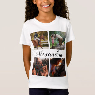 Personalisiertes Reitsport-Foto T-Shirt