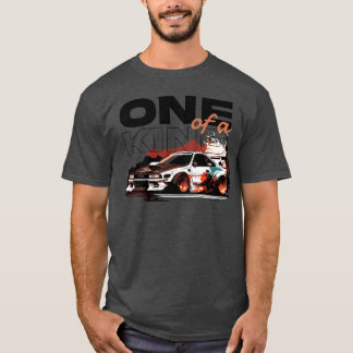 Personalisiertes Rennwagen mit einer Explosion der T-Shirt