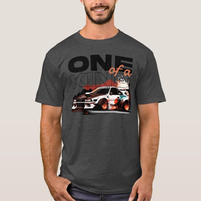 Personalisiertes Rennwagen mit einer Explosion der T-Shirt (Vorderseite)