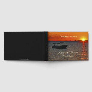 Personalisiertes Rentnerparty-Buch, Fischerboot Gästebuch