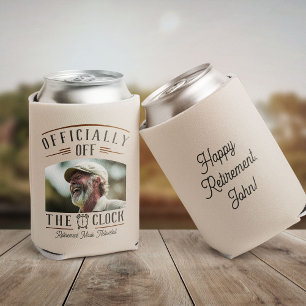Personalisiertes Rentnerparty-Geschenk Rentenfoto Dosenkühler