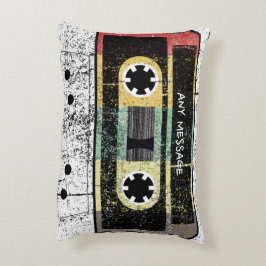 Personalisiertes Retro 80er Cassette Mix Tape Dekokissen