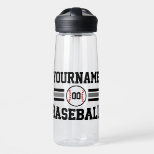 Personalisiertes Retro-Baseball-Player-Team Trinkflasche