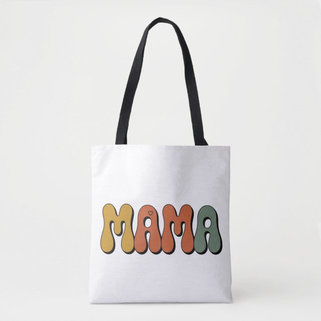 Personalisiertes Retro-Groovy-Mama-Muttertags- (Vorderseite)